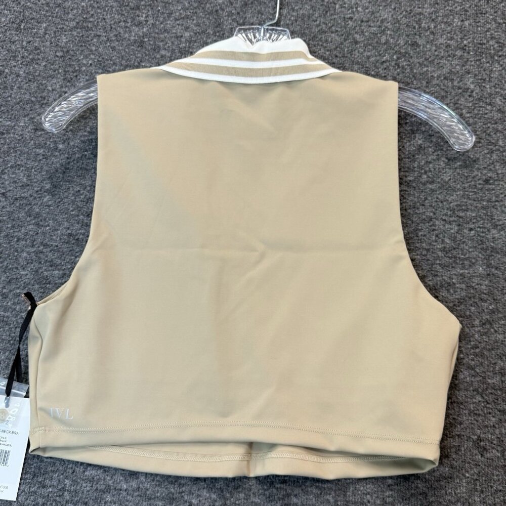 Polo IVL Collection Tennis Top Sports Bra‎ Womens L Size 12 Gym Golf Preppy NWT - Picture 10 of 13